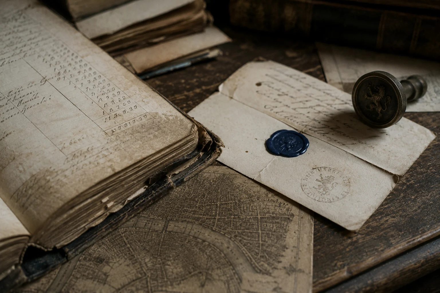 Blue Lion archive documents